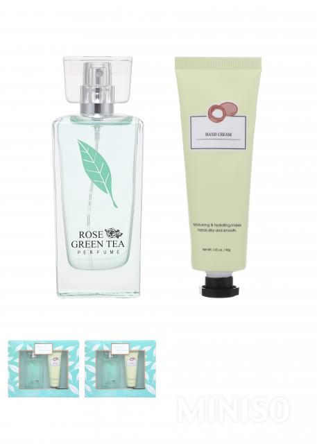 rose and green tea perfume miniso