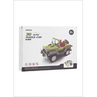 Miniso 3d puzzle store car