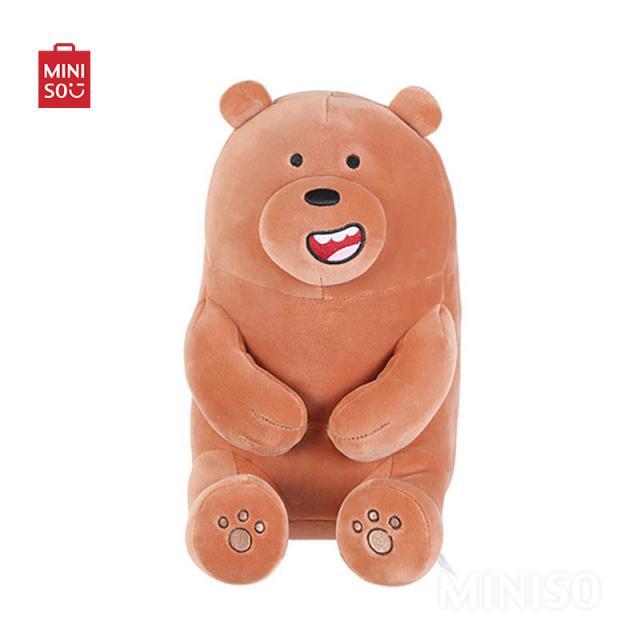 we bare bears plush toys miniso