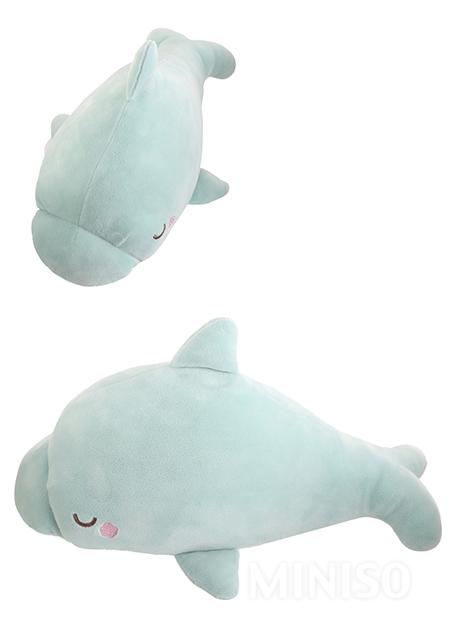 miniso whale stuffed toy
