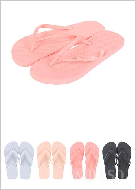 solid color flip flops