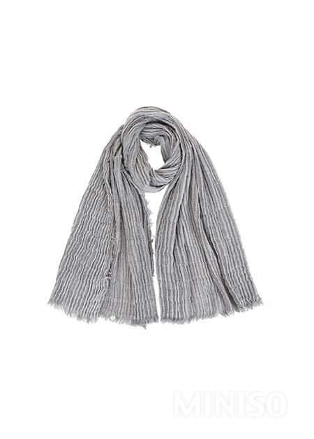 thin grey scarf