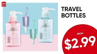 Simplify Your Journey - Bottles From Just $2.99 #minisoaustralia #travelbottles