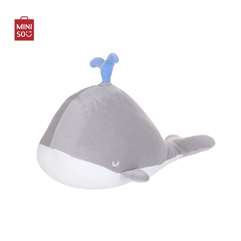 Miniso whale stuffed store toy