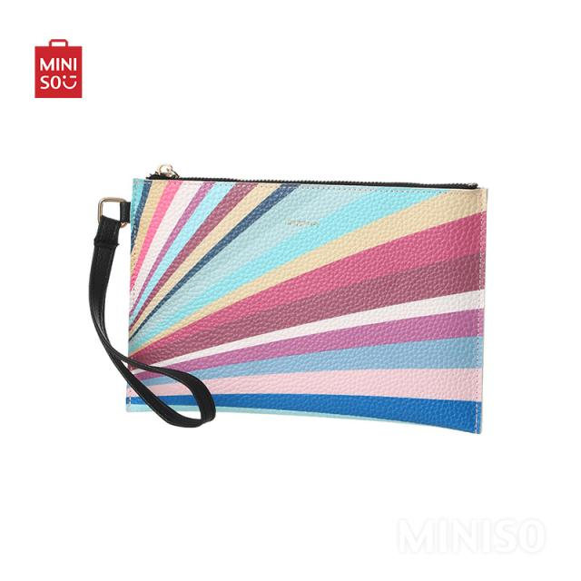 MINISO Cosmetic Bag Semicircle Clutch Makeup Pouch Travel Toiletry Kits,  Brown Cosmetic Bag Tan - Price in India | Flipkart.com